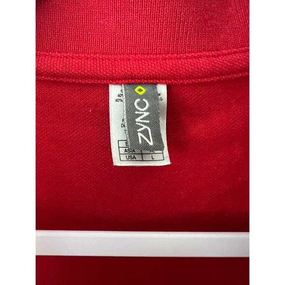 Mens Interstate Battery Red Gift Uniform Polo Shirt Top Embroidered Large Collar - Picture 5 of 6